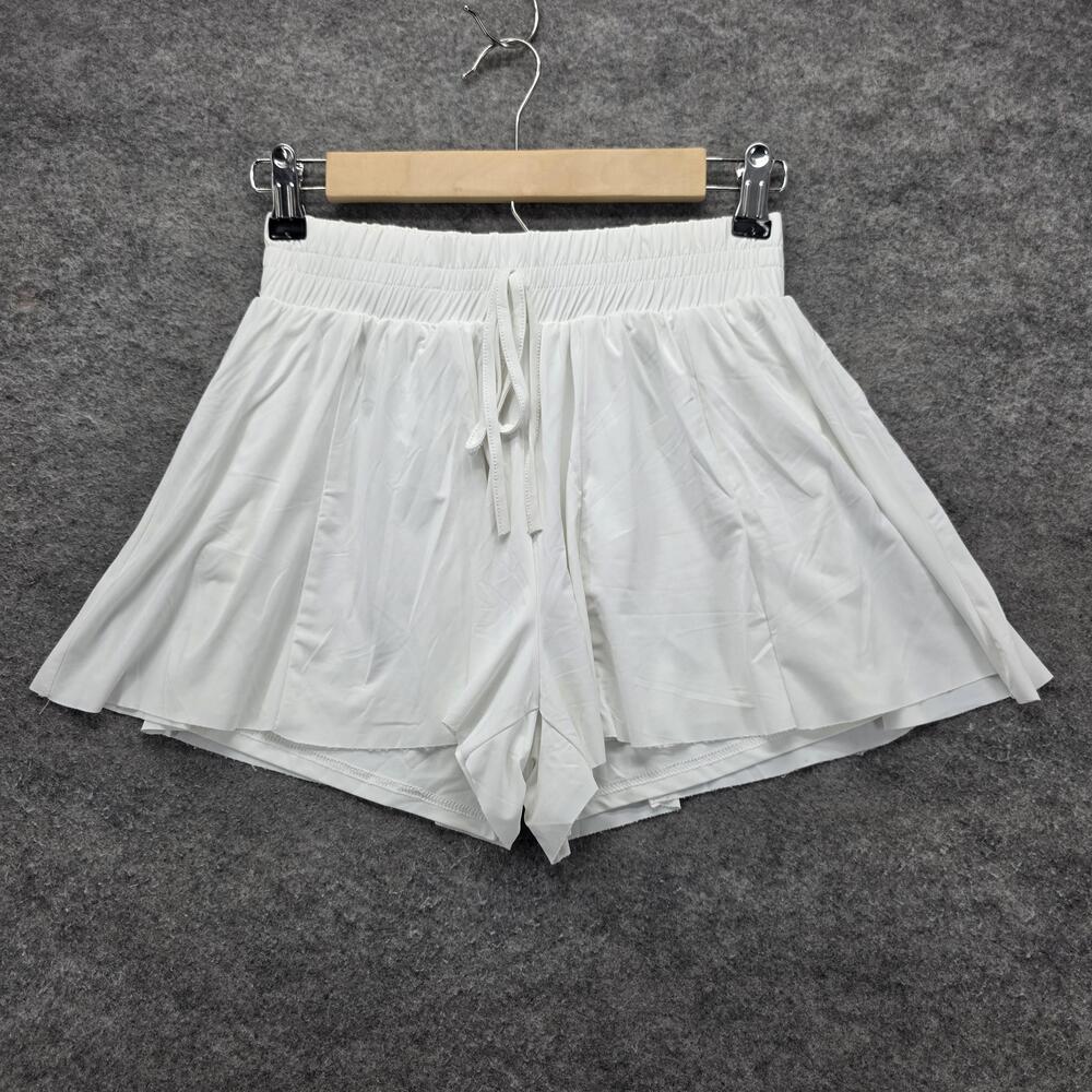 AS Revival Skort Womens XS White Tennis Running Athletic Built-In Shorts Pleated
